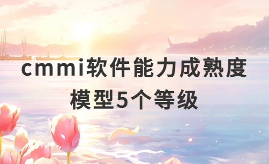 cmmi軟件能力成熟度模型5個等級的含義 cmmi軟件能力成熟度模型5個等級的含義