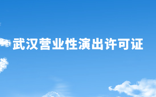武漢營業性演出許可證怎么辦理,申請流程、條件及材料指南 武漢營業性演出許可證怎么辦理,申請流程、條件及材料指南
